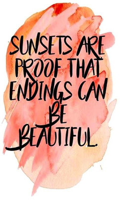 Sunsets are proof that ending can be beautiful POSTER PRINT ON 13X19 INCHES Paper Print(19 inch X 13 inch, Rolled)
Sunsets are proof that ending can be beautiful POSTER PRINT ON 13X19 INCHES Paper Print(19 inch X 13 inch, Rolled)