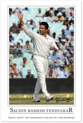 PW 'Sachin Tendulkar - Farewell Test' Wall Poster 13*19 inches Matte Finish Paper Print(19 inch X 13 inch, Rolled)
PW 'Sachin Tendulkar - Farewell Test' Wall Poster 13*19 inches Matte Finish Paper Print(19 inch X 13 inch, Rolled)