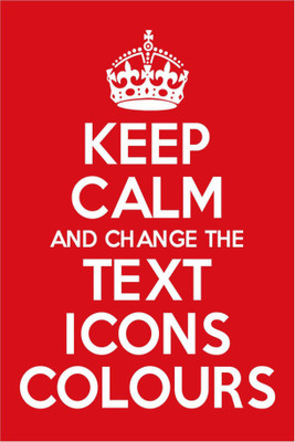 PW Keep Calm Wall Poster 13*19 inches Matte Finish Paper Print(19 inch X 13 inch, Rolled)
PW Keep Calm Wall Poster 13*19 inches Matte Finish Paper Print(19 inch X 13 inch, Rolled)