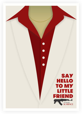 PW Hello My Friend Al Pacino Scarface Movie Minimalist Quotes Wall Poster 13*19 inches Matte Finish Paper Print(19 inch X 13 inch, Rolled)
PW Hello My Friend Al Pacino Scarface Movie Minimalist Quotes Wall Poster 13*19 inches Matte Finish Paper Print(19 inch X 13 inch, Rolled)