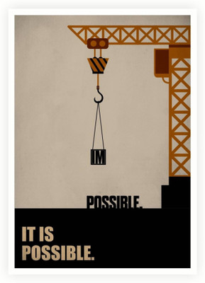 PW Impossible It Is Possible Business Quotes Wall Poster 13*19 inches Matte Finish Paper Print(19 inch X 13 inch, Rolled)
PW Impossible It Is Possible Business Quotes Wall Poster 13*19 inches Matte Finish Paper Print(19 inch X 13 inch, Rolled)