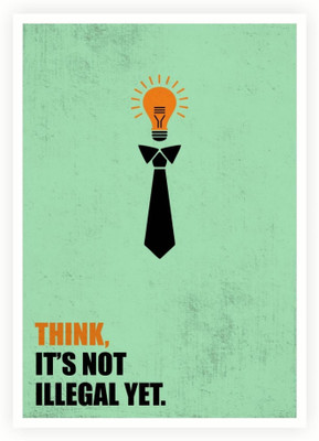 PW Think Not Illegal Yet Business Quotes Wall Poster 13*19 inches Matte Finish Paper Print(19 inch X 13 inch, Rolled)
PW Think Not Illegal Yet Business Quotes Wall Poster 13*19 inches Matte Finish Paper Print(19 inch X 13 inch, Rolled)