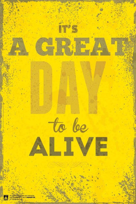 PW Its A Great DayWall Poster 13*19 inches Matte Finish Paper Print(19 inch X 13 inch, Rolled)
PW Its A Great DayWall Poster 13*19 inches Matte Finish Paper Print(19 inch X 13 inch, Rolled)