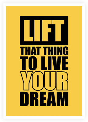 PW To Live Your Dream Quotes Wall Poster 13*19 inches Matte Finish Paper Print(19 inch X 13 inch, Rolled)
PW To Live Your Dream Quotes Wall Poster 13*19 inches Matte Finish Paper Print(19 inch X 13 inch, Rolled)
