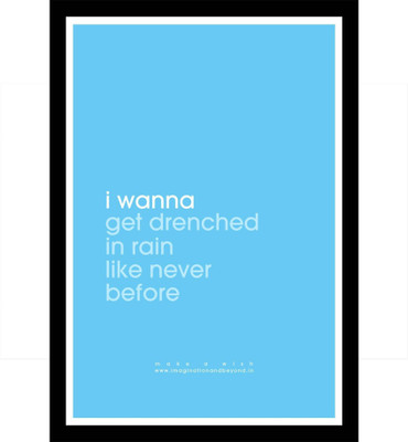 PW Make A Wish Rain Wall Poster 13*19 inches Matte Finish Paper Print(19 inch X 13 inch, Rolled)
PW Make A Wish Rain Wall Poster 13*19 inches Matte Finish Paper Print(19 inch X 13 inch, Rolled)