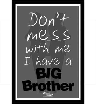 PW Big Brother Wall Poster 13*19 inches Matte Finish Paper Print(19 inch X 13 inch, Rolled)
PW Big Brother Wall Poster 13*19 inches Matte Finish Paper Print(19 inch X 13 inch, Rolled)