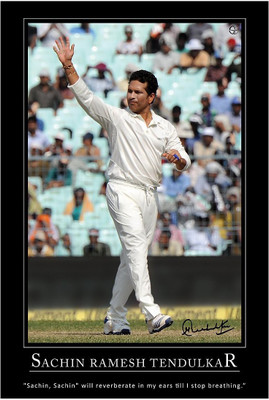 PW 'Sachin Tendulkar - Farewell Test' Wall Poster 13*19 inches Matte Finish Paper Print(19 inch X 13 inch, Rolled)
PW 'Sachin Tendulkar - Farewell Test' Wall Poster 13*19 inches Matte Finish Paper Print(19 inch X 13 inch, Rolled)