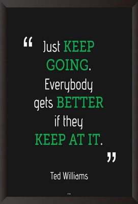PW Ted Williams Quote Wall Poster 13*19 inches Matte Finish Paper Print(19 inch X 13 inch, Rolled)
PW Ted Williams Quote Wall Poster 13*19 inches Matte Finish Paper Print(19 inch X 13 inch, Rolled)
