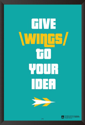 PW Give Wings To Your IdeaWall Poster 13*19 inches Matte Finish Paper Print(19 inch X 13 inch, Rolled)
PW Give Wings To Your IdeaWall Poster 13*19 inches Matte Finish Paper Print(19 inch X 13 inch, Rolled)