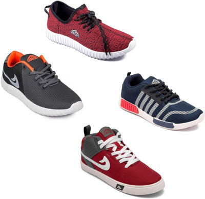 Asian Asian men's casual shoes with sports shoes combo pack of 4 Casuals For Men(Multicolor
Asian Asian men's casual shoes with sports shoes combo pack of 4 Casuals For Men(Multicolor