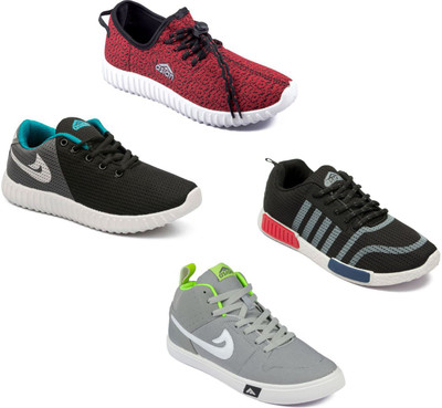 Asian Asian men's casual shoes with sports shoes combo pack of 4 Casuals For Men(Multicolor
Asian Asian men's casual shoes with sports shoes combo pack of 4 Casuals For Men(Multicolor