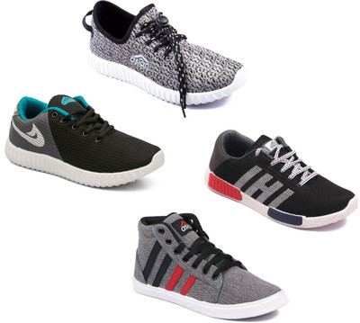Asian Asian men's casual shoes with sports shoes combo pack of 4 Casuals For Men(Multicolor
Asian Asian men's casual shoes with sports shoes combo pack of 4 Casuals For Men(Multicolor