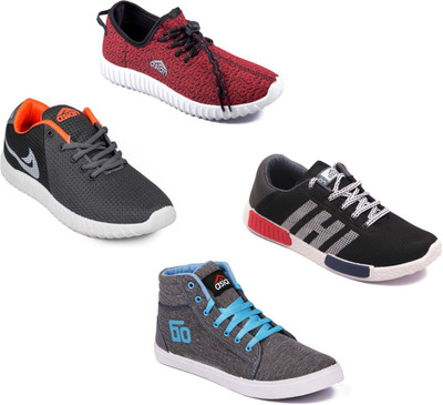 Asian Asian men's casual shoes with sports shoes combo pack of 4 Casuals For Men(Multicolor
Asian Asian men's casual shoes with sports shoes combo pack of 4 Casuals For Men(Multicolor