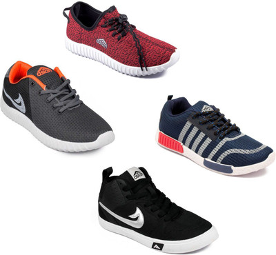 Asian Asian men's casual shoes with sports shoes combo pack of 4 Casuals For Men(Multicolor
Asian Asian men's casual shoes with sports shoes combo pack of 4 Casuals For Men(Multicolor