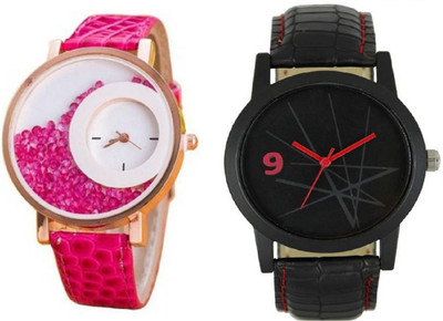 PEPPER STYLE Attractive Stylish 2 Combo Pink Mxre & Lorem Genium Black Leather Strap Girls & Boys Analog Watch STYLE 079 STYLE 087 Hybrid Watch - For Men & Women
PEPPER STYLE Attractive Stylish 2 Combo Pink Mxre & Lorem Genium Black Leather Strap Girls & Boys Analog Watch STYLE 079 STYLE 087 Hybrid Watch - For Men & Women