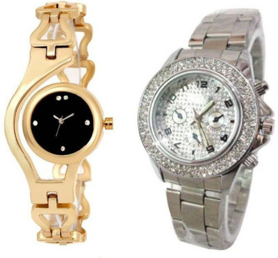 Ismart Golden chain and silver Paidu combo watches for women,men Watch - For Girls
Ismart Golden chain and silver Paidu combo watches for women,men Watch - For Girls