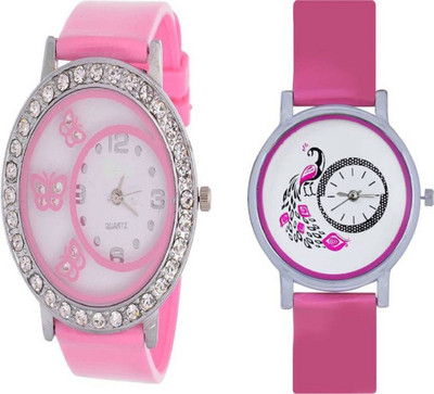 Ismart pink peacock 301 and pink Butterfly 312 combo for women watches Watch - For Women
Ismart pink peacock 301 and pink Butterfly 312 combo for women watches Watch - For Women