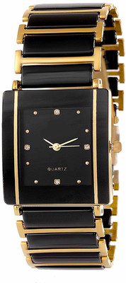 Gopal Shopcart Black and gold Watch for men Watch - For Men