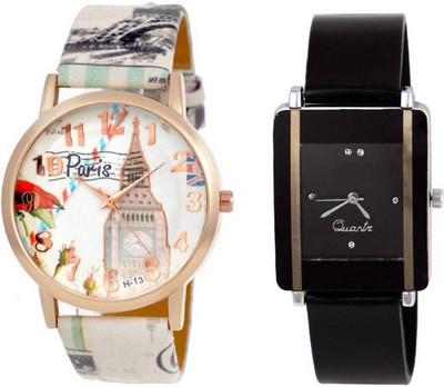 Ismart Efill parish watch and Black kawa combo watches for girls Watch - For Girls
Ismart Efill parish watch and Black kawa combo watches for girls Watch - For Girls