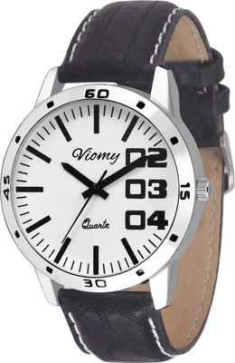VIOMY GS2006- Stylish different white dial watch with black strap for Watch - For Men
VIOMY GS2006- Stylish different white dial watch with black strap for Watch - For Men