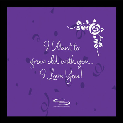 PW Valentines Day Special Grow Old With You Wall Poster 13*19 inches Matte Finish Paper Print(19 inch X 13 inch, Rolled)
PW Valentines Day Special Grow Old With You Wall Poster 13*19 inches Matte Finish Paper Print(19 inch X 13 inch, Rolled)