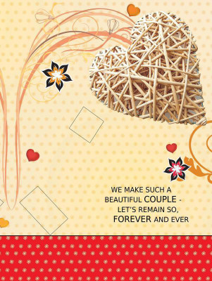 BEAUTIFUL COUPLE POSTER POSTER PRINT ON 13X19 INCHES 3D Poster(19 inch X 13 inch, Rolled)