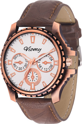 VIOMY GS2011 Stylish white dial & Brown strap watch for boys and mens Watch - For Men
VIOMY GS2011 Stylish white dial & Brown strap watch for boys and mens Watch - For Men