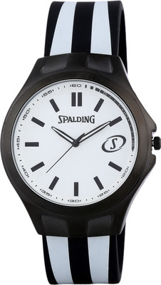 SPALDING SP-124B Black & White Strap and White Dial Analog Casual Wrist Watch - For Men
SPALDING SP-124B Black & White Strap and White Dial Analog Casual Wrist Watch - For Men