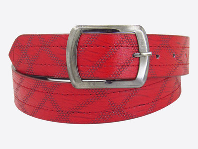 Besto Men Casual, Formal Red Synthetic Belt
