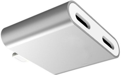 BB4 Lightning 8 Pin to Aux Headphone Jack + Charging Port Adaptor for 7 / 7 Plus USB Headphone Adapter(Silver)
BB4 Lightning 8 Pin to Aux Headphone Jack + Charging Port Adaptor for 7 / 7 Plus USB Headphone Adapter(Silver)