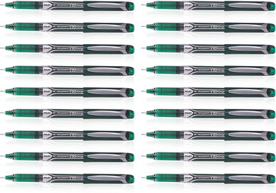 Pilot Hi-Tecpoint V10 Grip Roller Ball Pen(Pack of 18)