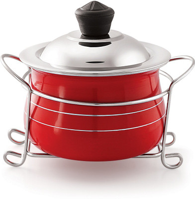 Warmeo Cook And Serve Big Handi With Stainless Steel Lid And Stand NonStick Cookware Handi 1.5 L with Lid(Stainless Steel, Non-stick), Red
Warmeo Cook And Serve Big Handi With Stainless Steel Lid And Stand NonStick Cookware Handi 1.5 L with Lid(Stainless Steel, Non-stick), Red