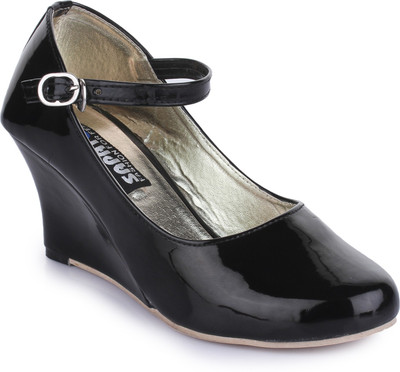Sapatos Women STA-3009-Black Wedges
