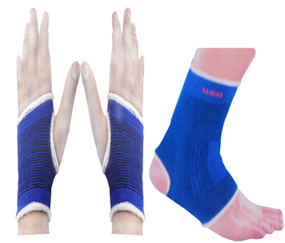 Faynci Elastic Palm and Ankle Support Gaurd Pain Relief for Gym and Physical Activities (Free Size, Blue) Palm Support(Blue
Faynci Elastic Palm and Ankle Support Gaurd Pain Relief for Gym and Physical Activities (Free Size, Blue) Palm Support(Blue