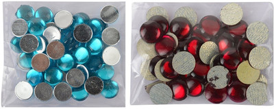 GOELX Round Kundan Stones Pastable for Jewellery Decoration & Crafts !! Pack of 400 Stones 8mm Firozi & Pink
GOELX Round Kundan Stones Pastable for Jewellery Decoration & Crafts !! Pack of 400 Stones 8mm Firozi & Pink