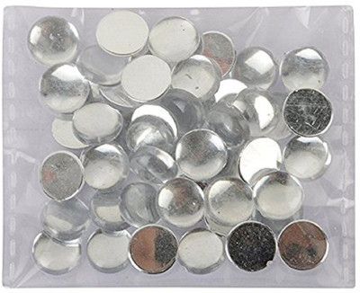 GOELX Round Kundan Stones Pastable for Jewellery Decoration & Crafts !! Pack of 400 Stones 8mm - Silver
GOELX Round Kundan Stones Pastable for Jewellery Decoration & Crafts !! Pack of 400 Stones 8mm - Silver
