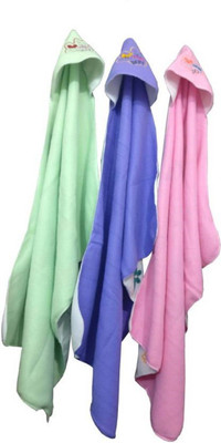 SpringLoom Cotton Terry 200 GSM Bath Towel Set(Pack of 3, Multicolor)
