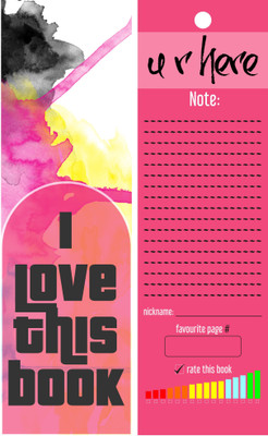 TheFlauntStore I Love This Book - Bookmark40 Paperback Bookmark(Quotes, Multicolor)
TheFlauntStore I Love This Book - Bookmark40 Paperback Bookmark(Quotes, Multicolor)