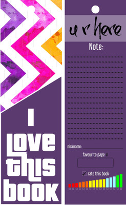 TheFlauntStore I Love This Book - Bookmark21 Paperback Bookmark(Quotes, Multicolor)
TheFlauntStore I Love This Book - Bookmark21 Paperback Bookmark(Quotes, Multicolor)