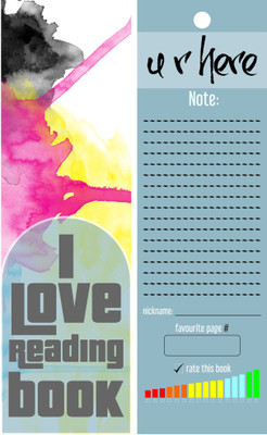 TheFlauntStore I Love Reading This Book - Bookmark24 Paperback Bookmark(Quotes, Multicolor)
TheFlauntStore I Love Reading This Book - Bookmark24 Paperback Bookmark(Quotes, Multicolor)