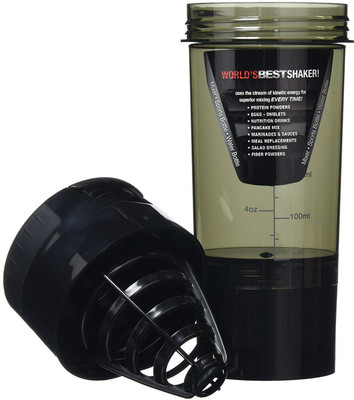 VibeX ® Cyclone Cup Prostar Shaker 480 ml Shaker(Pack of 1, Black)