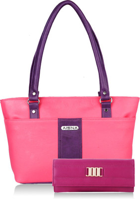 Aisna Shoulder Bag(Pink)