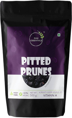 Raw Essentials Premium Pitted Prunes(500 g, Pouch)