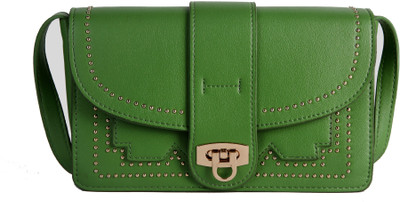 Hawai Girls Casual Green PU Sling Bag