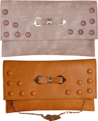 3NG Party Tan Clutch
