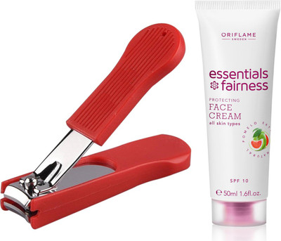 Oriflame Sweden Essentials Fairness Protecting Face Cream SPF 10 (32702) With Nail Cutter(Set of 2)
Oriflame Sweden Essentials Fairness Protecting Face Cream SPF 10 (32702) With Nail Cutter(Set of 2)