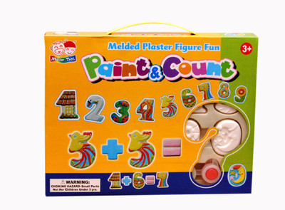 Plaything Melded plaster pigure fun(Multicolor)