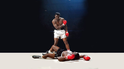 Aabhaas Muhammad Ali Wall Poster Fine Art Print(12 inch X 18 inch, Rolled)