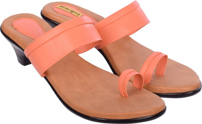 Indirang Women Orange Flats