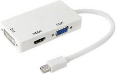 TECHON TV-out Cable to-12 3 in 1 Thunderbolt Mini DisplayPort to HDMI VGA Adapter DVI Cable (White)(White, For MacBook)
TECHON TV-out Cable to-12 3 in 1 Thunderbolt Mini DisplayPort to HDMI VGA Adapter DVI Cable (White)(White, For MacBook)